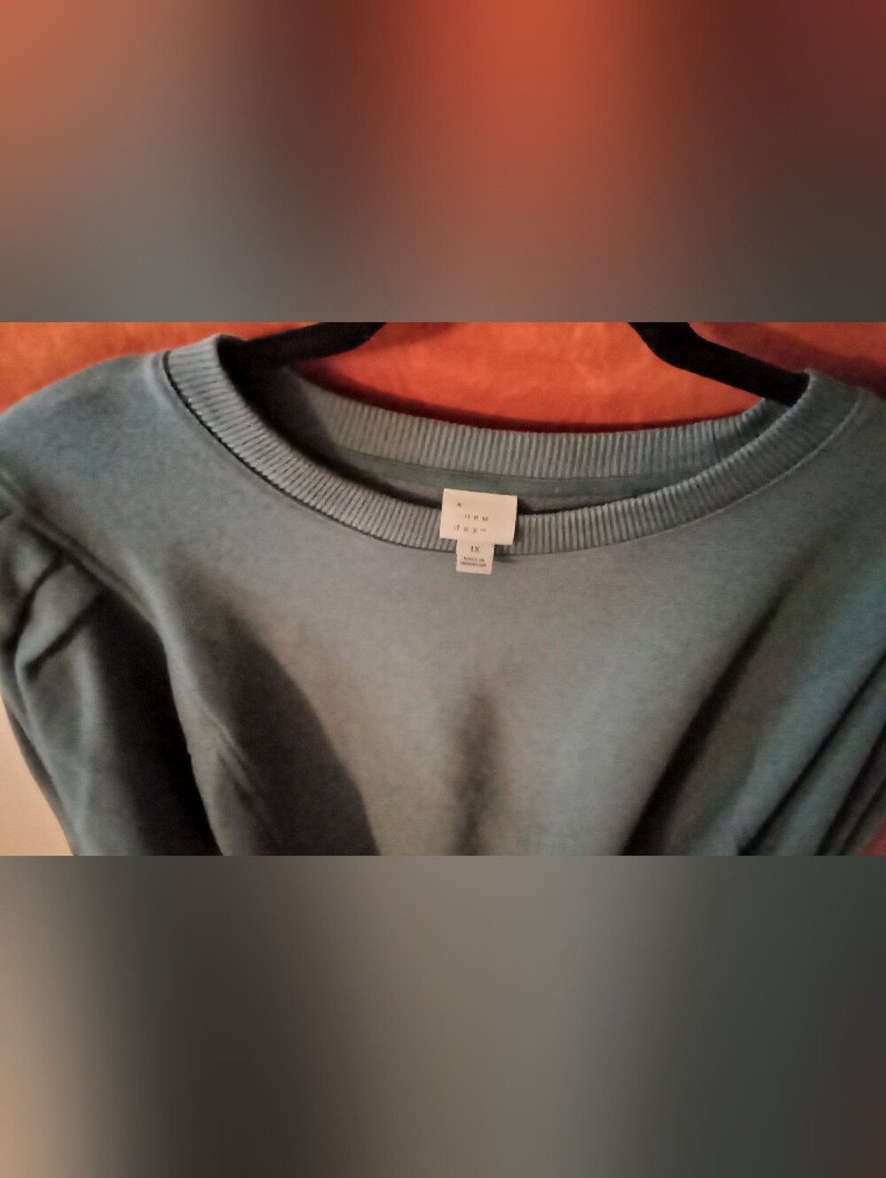 a new day Women's Soft Sky Blue Crewneck Sweatshirt